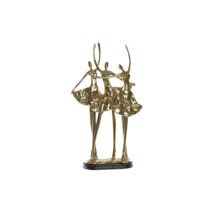 Figura Romantico DKD Home Decor Dorado Negro 9.8 x 44.5 x 25 cm Figura Romantico DKD Home Decor Dorado Negro 9.8 x 44.5 x 25 cm