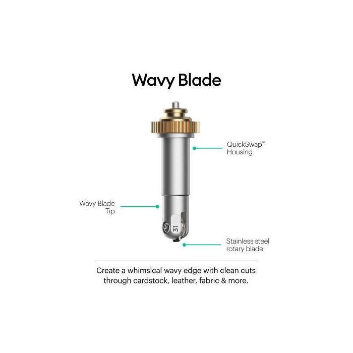 Cuchilla ondulada para Plotter de corte Cricut Maker 1