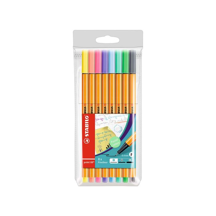 Stabilo Rotuladores Point 88 C-Surtidos Pastel Estuche 8 Ud 1