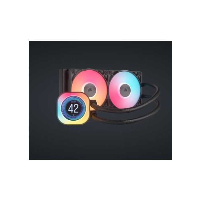 Corsair iCUE LINK TITAN 240 RX LCD Refrigerador de CPU, Ventilador 12cm, LCD, Negro, CW-9061022-WW 2 Corsair iCUE LINK TITAN 240 RX LCD Refrigerador de CPU, Ventilador 12cm, LCD, Negro, CW-9061022-WW 2