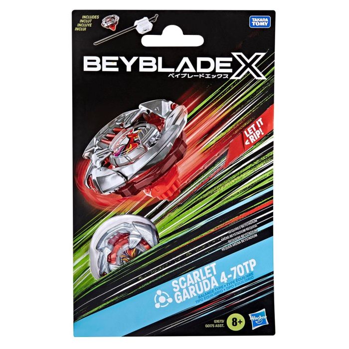 Hasbro Beyblade Lanzador Scarlet Garuda 4-70Tp G1673 Hasbro Beyblade Lanzador Scarlet Garuda 4-70Tp G1673