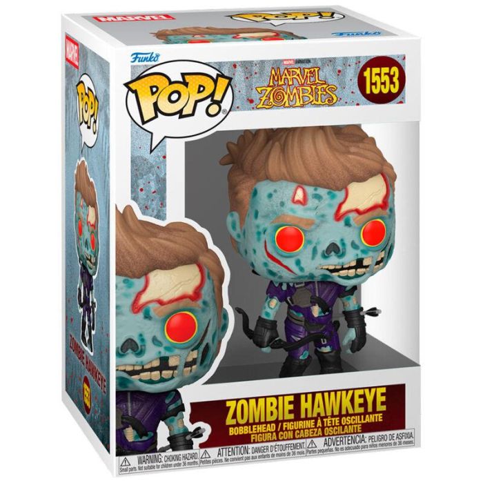 FUNKO Figura POP Marvel Zombies Zombie Hawkeye - Figura de Vinilo Coleccionable en Caja Regalo