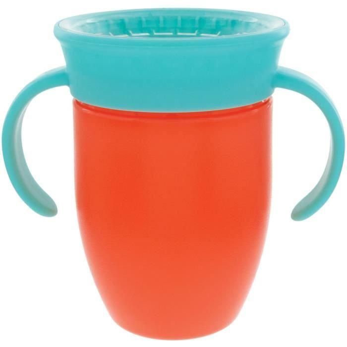 Nuby NUB0048526893256 Vasos 360° con asas - Juego de 2 para Niños 2
