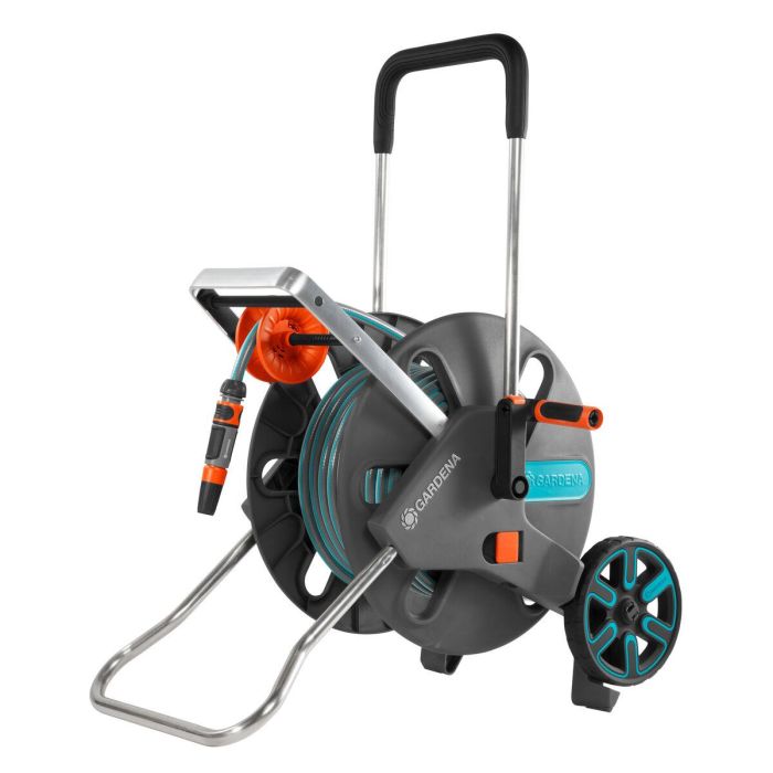 Enrollador de manguera GARDENA equipado con AquarollL Easy - manguera de 30 m 4