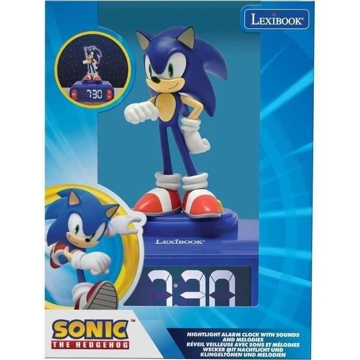 Lexibook LEX3380743105918 Despertador digital con luz nocturna Sonic y efectos de sonido. 3 Lexibook LEX3380743105918 Despertador digital con luz nocturna Sonic y efectos de sonido. 3