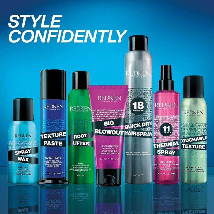 Redken Root Tease Spray de Volumen para Raíces 250 ml, Acabado Mate, Fijación Duradera 3
