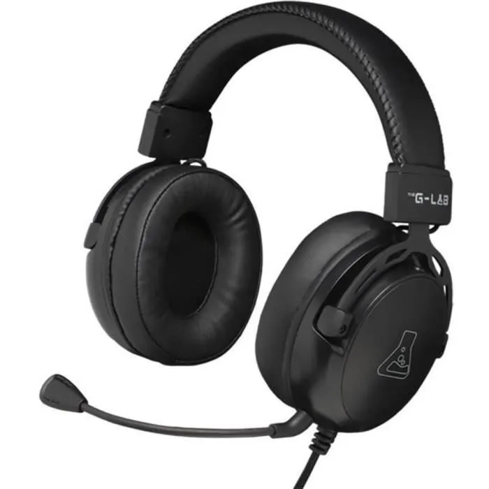 The G-Lab THE3760162050615 Auriculares Gaming con Cable KORP TITANIUM Micrófono PC/PS4/Xbox One Negro The G-Lab THE3760162050615 Auriculares Gaming con Cable KORP TITANIUM Micrófono PC/PS4/Xbox One Negro