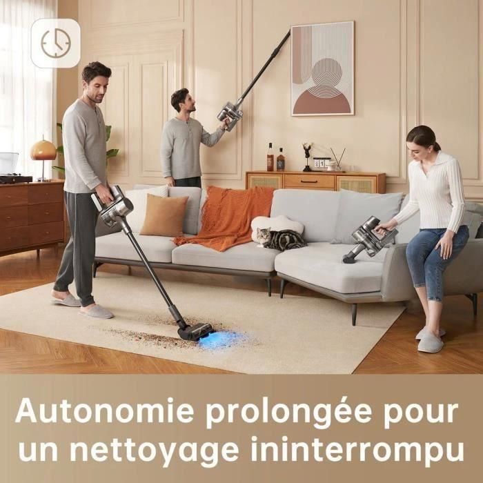 Dreame DRE6973734688032 - Aspiradora Escoba Inalámbrica R20, 190AW Potencia, 90 min Autonomía, Detección Suciedad, Display LED 2