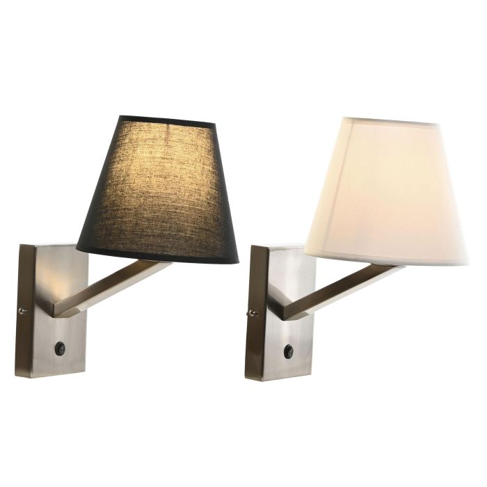 Lampara Aplique Moderno DKD Home Decor Blanco Negro 26 x 30 x 22 cm (2 Unidades) 0 Lampara Aplique Moderno DKD Home Decor Blanco Negro 26 x 30 x 22 cm (2 Unidades) 0