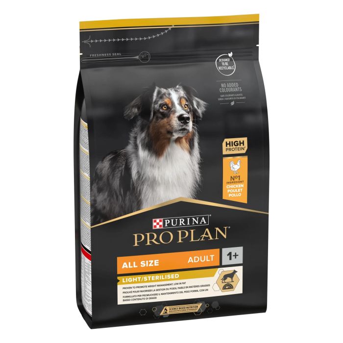 Purina Pro Plan Canine Adult Sterilised Light 3 kg