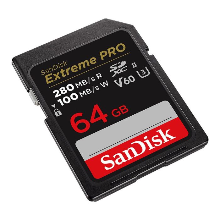 SanDisk SDSDXEP-064G-GN4IN Tarjeta de Memoria SDXC 64GB Clase V60 UHS-II 2