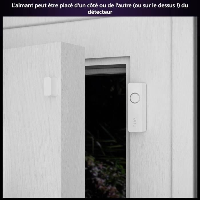 Philips Hue PHI1737159822572 Sensores de Contacto Secure x2 para Puerta o Ventana - Fácil Instalación y Control por App - Blanco 3