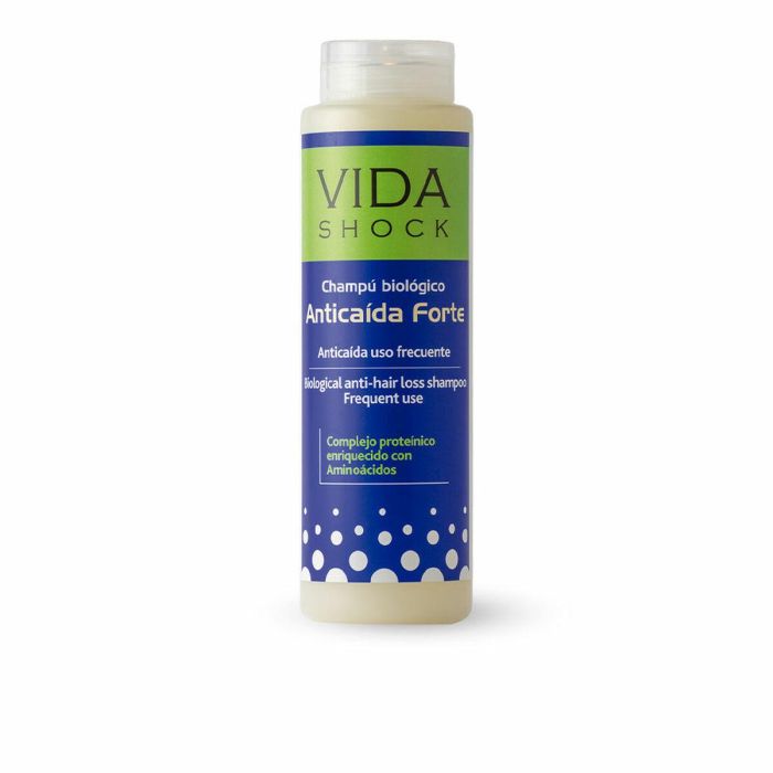 Luxana VIDA SHOCK Forte Champú Anticaída con Keratina para Fortalecer, Reparar y Aportar Volumen al Cabello 300 ml
