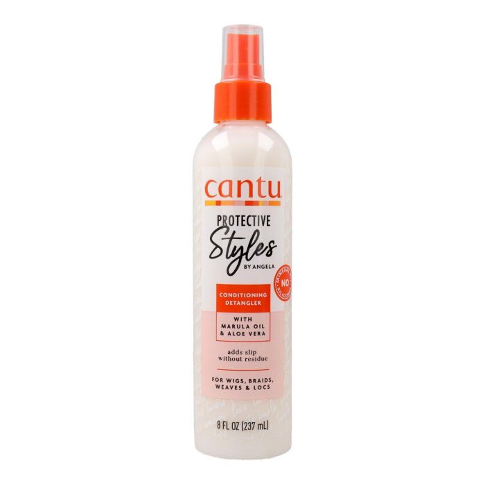 Cantu Acondicionador Desenredante 2 en 1 con Aloe Vera y Aceite de Marula 237ml - Hidratación y Brillo para Cabello Natural y Extensiones Cantu Acondicionador Desenredante 2 en 1 con Aloe Vera y Aceite de Marula 237ml - Hidratación y Brillo para Cabello Natural y Extensiones