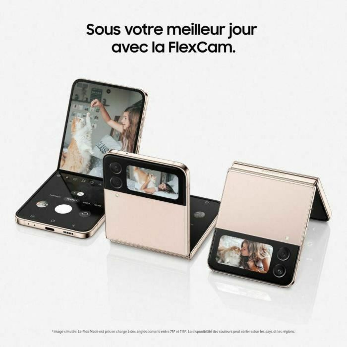 Smartphone Samsung Galaxy Z Flip4 5G 6,7" 5G 3840 x 2160 px 6,7" 8 GB RAM 256 GB Azul 256 GB 2