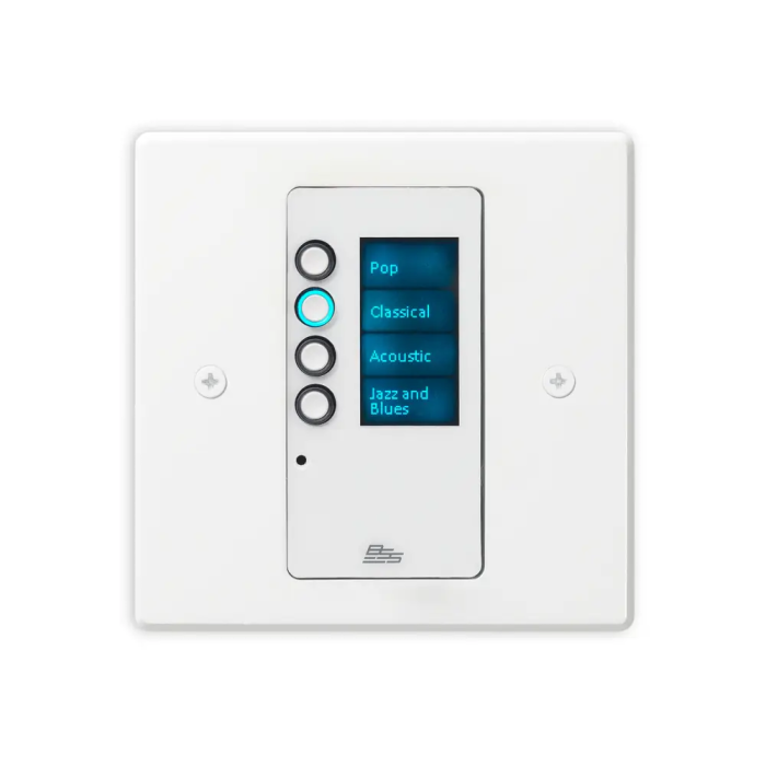 BSS EC-4B Controlador de Pared Ethernet con 4 Botones para Sistemas HiQnet 3