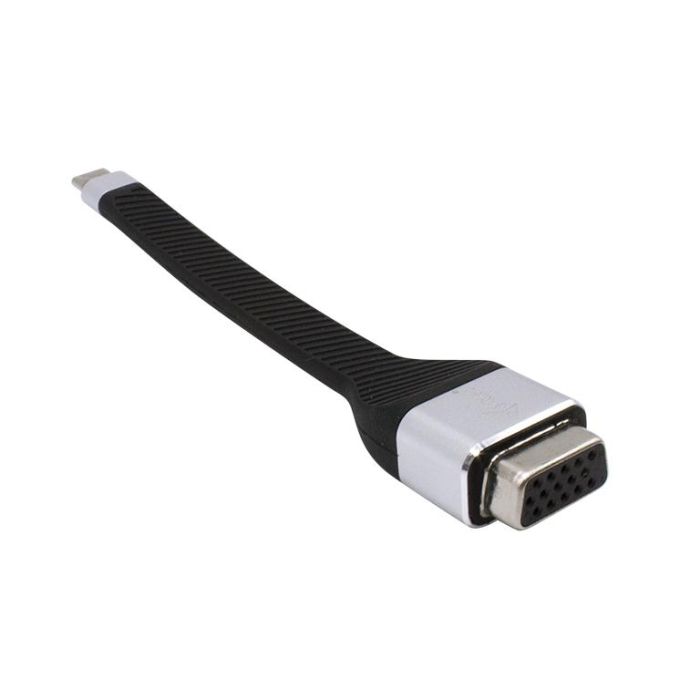 Adaptador USB C a VGA i-Tec C31FLATVGA60HZ Negro 0 Adaptador USB C a VGA i-Tec C31FLATVGA60HZ Negro 0