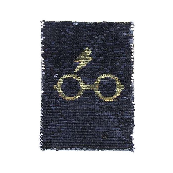 Cerdá Cuaderno Premium Lentejuelas Harry Potter Dorado 1