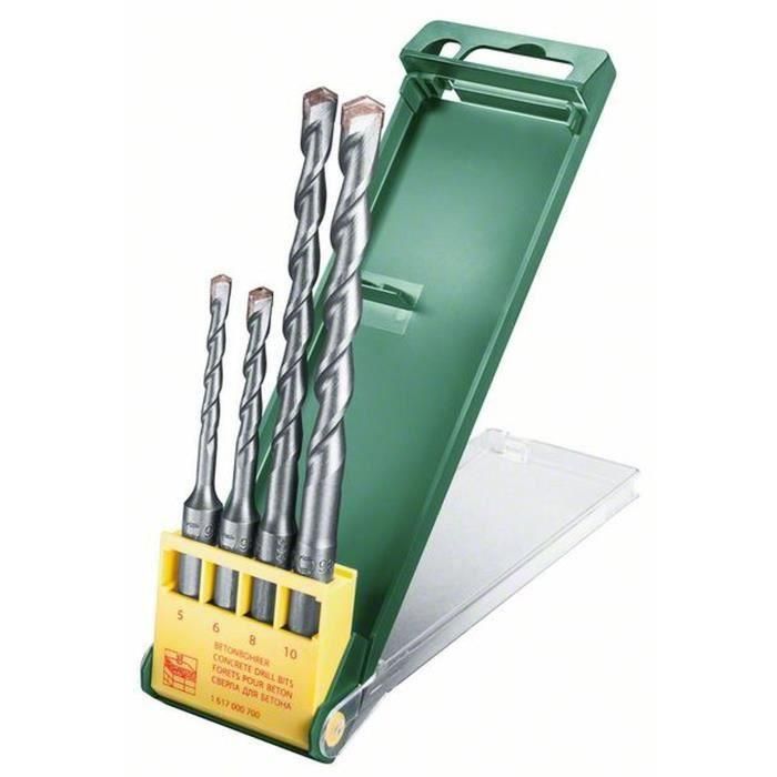 Bosch PBH 3000 FRE Martillo perforador rotativo SDS+ Eléctrico 26mm hormigón, mandril estándar, incluye 4 taladros SDS, cincel plano, caja. 1