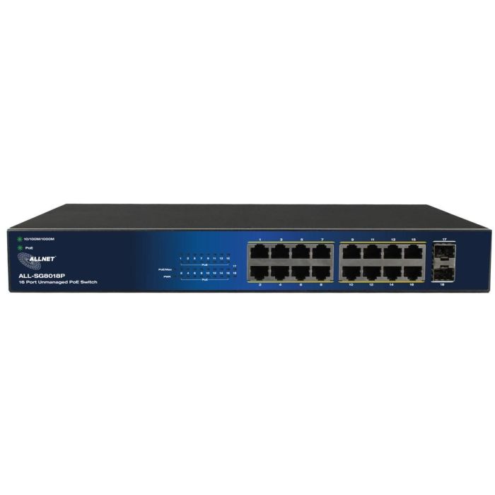 16+2P ALLNET ALL-SG8018P POE 2