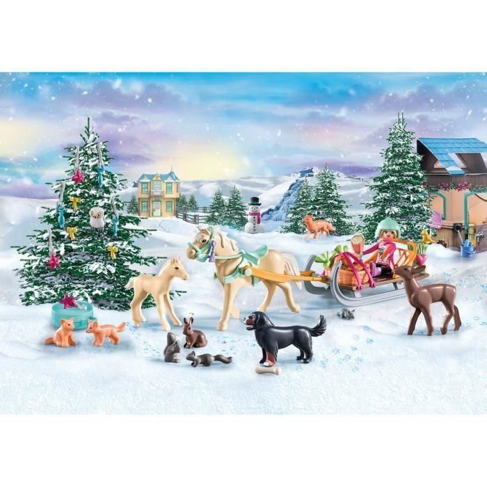 PLAYMOBIL 71345 Calendario de Adviento - Ecuestre - La magia de la Navidad - 24 sorpresas por descubrir mientras esperas la Navidad 1 PLAYMOBIL 71345 Calendario de Adviento - Ecuestre - La magia de la Navidad - 24 sorpresas por descubrir mientras esperas la Navidad 1