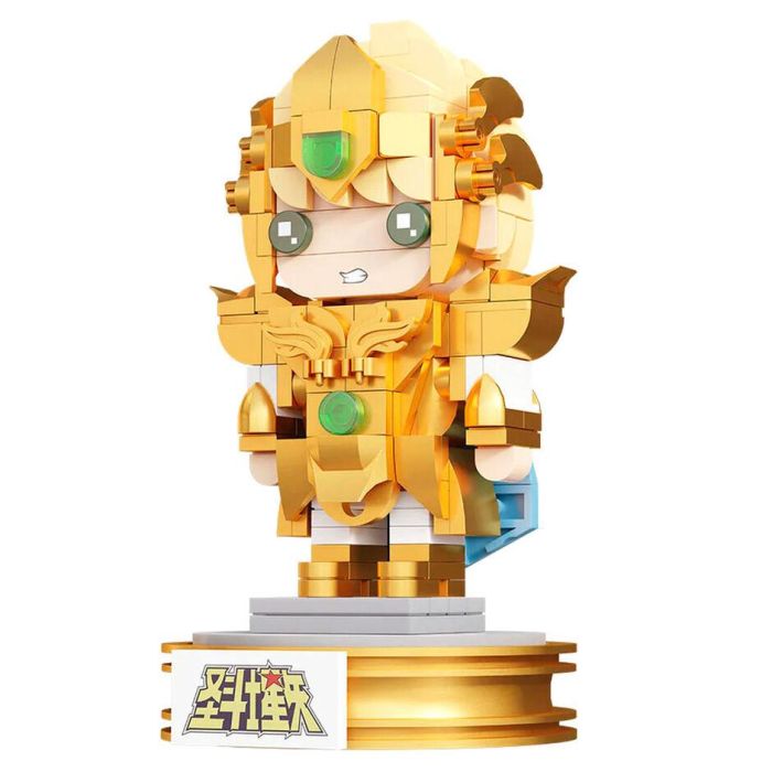 Pantasy Saint Seiya Caballero de Oro Leo Mini Set de Construcción 13 cm - 225 Piezas para Montaje