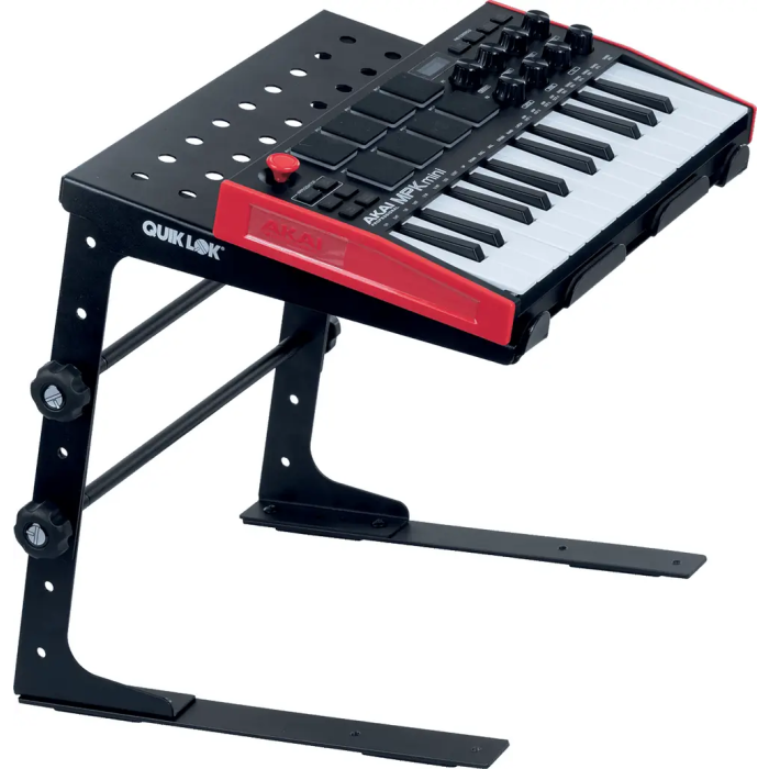 Quiklok Soporte Modular Multi Funcional para Teclado, Mesa de Mezclas y Ordenador, Altura Ajustable, Acero, 3.20 kg 4