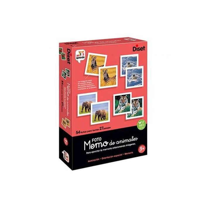 Juego memo photo animales con 54 fichas 3 Juego memo photo animales con 54 fichas 3
