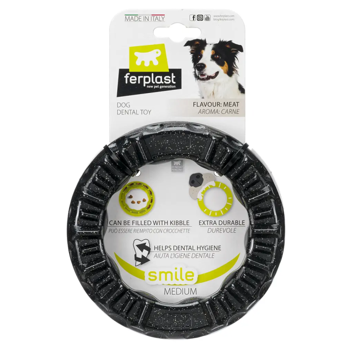 Ferplast Smile Ring M Negro