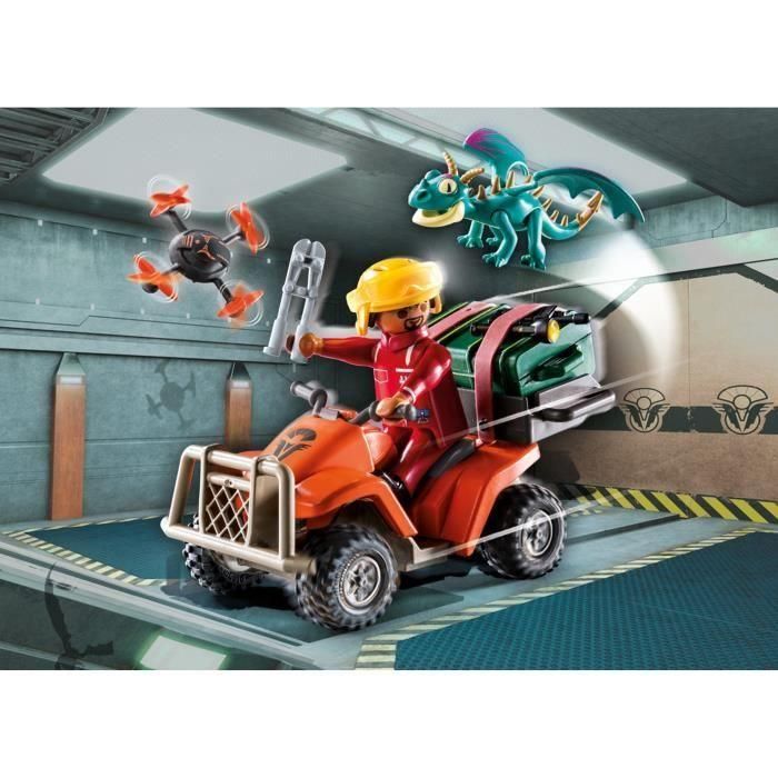 Playmobil 71085 Dragons: Nine Realms: Quad de Icaris Juguete para Niños +4 Años 1