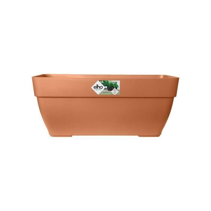 Jardinera Elho Vibia Campana Terrasse 80 - Marrón - L 77 x B 35 x H 33 cm - exterior - 100% reciclado Jardinera Elho Vibia Campana Terrasse 80 - Marrón - L 77 x B 35 x H 33 cm - exterior - 100% reciclado