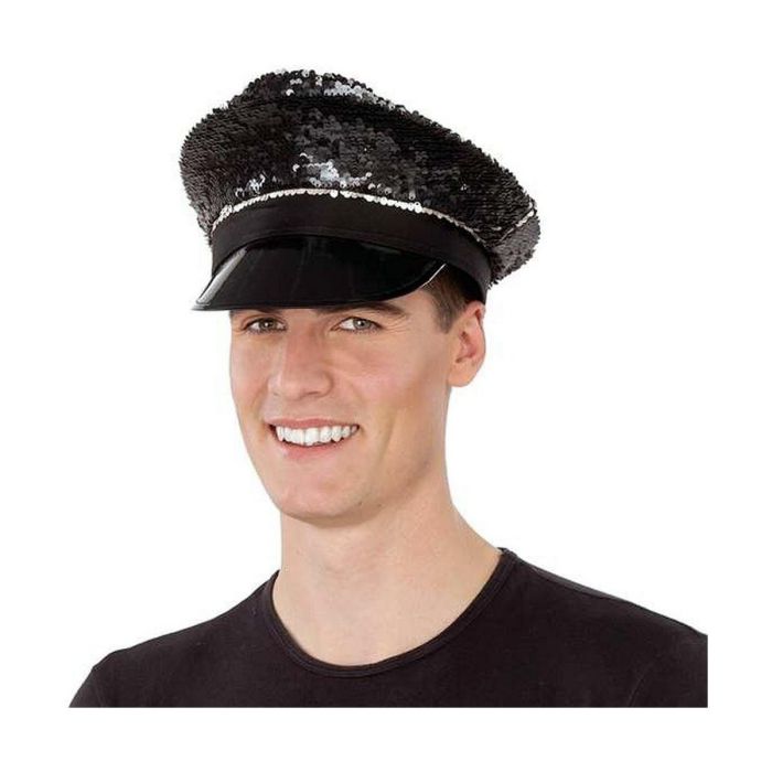Gorra policía lentejuelas t/58 Gorra policía lentejuelas t/58