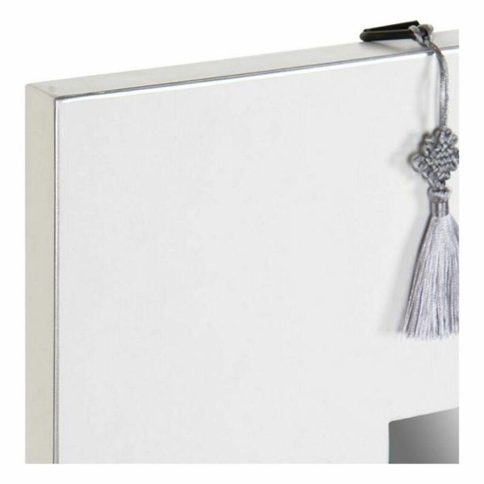 Espejo Oriental DKD Home Decor Blanco Plateado 2 x 90 x 70 cm 1