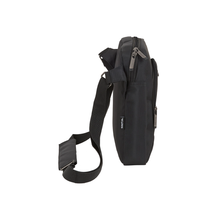 Safta Bandolera para tablet 10,6" Business, Negra, Nylon 900D GUCCI + Cuero PVC 3
