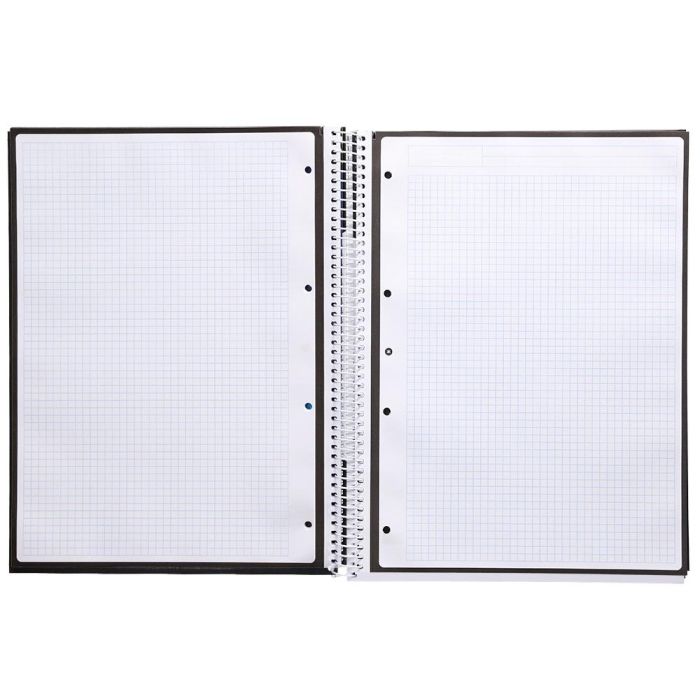 Cuaderno Espiral A4 Micro Antartik Tapa Forrada 80H 90 gr Cuadro 5 mm 1 Banda 4 Taladros Negro 3 Cuaderno Espiral A4 Micro Antartik Tapa Forrada 80H 90 gr Cuadro 5 mm 1 Banda 4 Taladros Negro 3