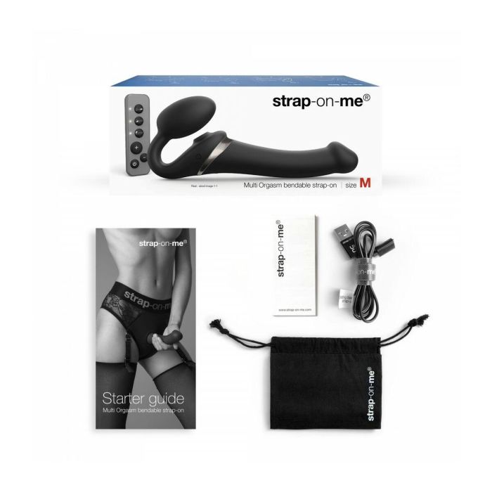 Dildo Multi Orgasm Remote Controlled Strap-on-me 6017357 Negro 1