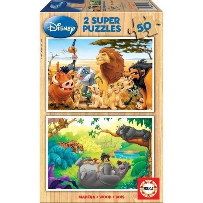 EDUCA - Rompecabezas de madera DISNEY EDUCA - Rompecabezas de madera DISNEY