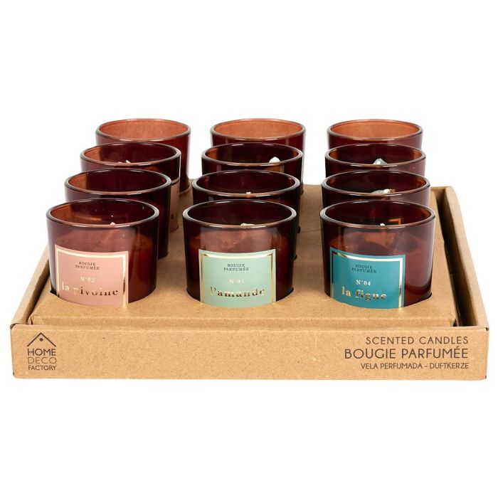 Home Deco Factory Vela Perfumada Piedras Colección Apothicaire - Aromas Peonía, Almendra, Higo - 6,5 cm 3 Home Deco Factory Vela Perfumada Piedras Colección Apothicaire - Aromas Peonía, Almendra, Higo - 6,5 cm 3