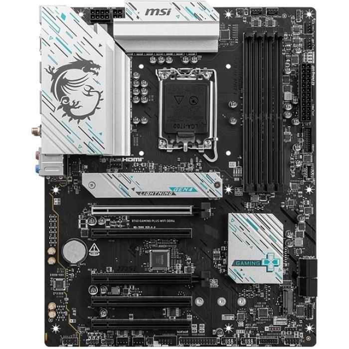 MSI B760 GAMING PLUS WiFi DDR4 Placa Base ATX, Intel LGA 1700, DDR4, Wi-Fi 6E, Bluetooth 5.3, 2.5G Ethernet, 007D98-043R 1