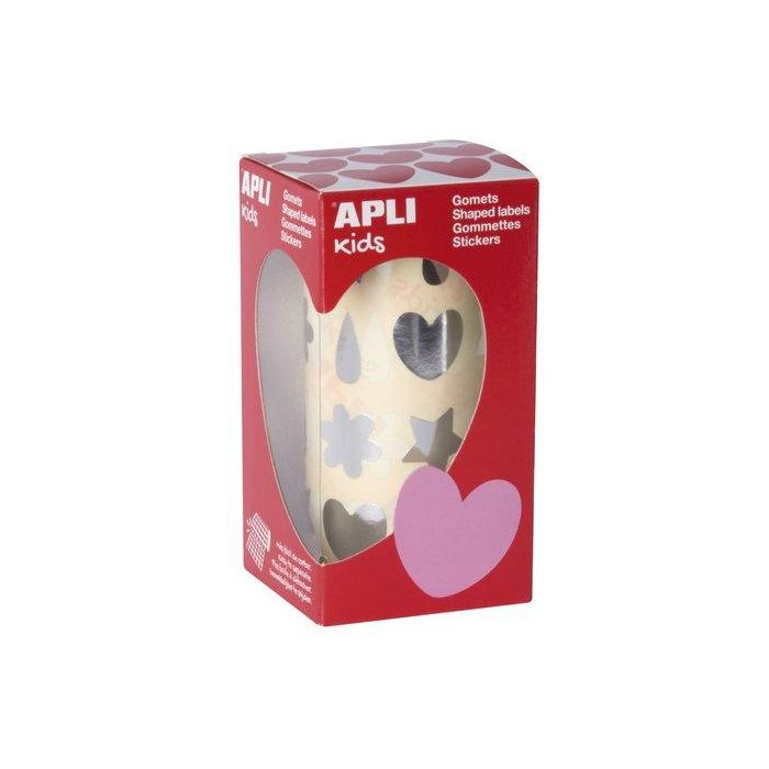 Gomets Apli Rollo 30H Formas En Plata 720 Uds. (17615)