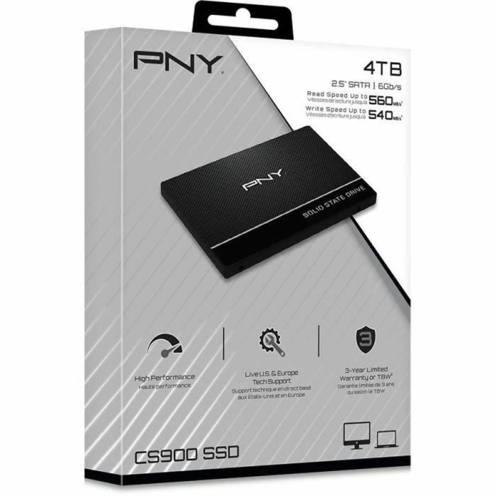 PNY - Unidad de estado sólido interna - CS900 - 4 TB - 2,5 1