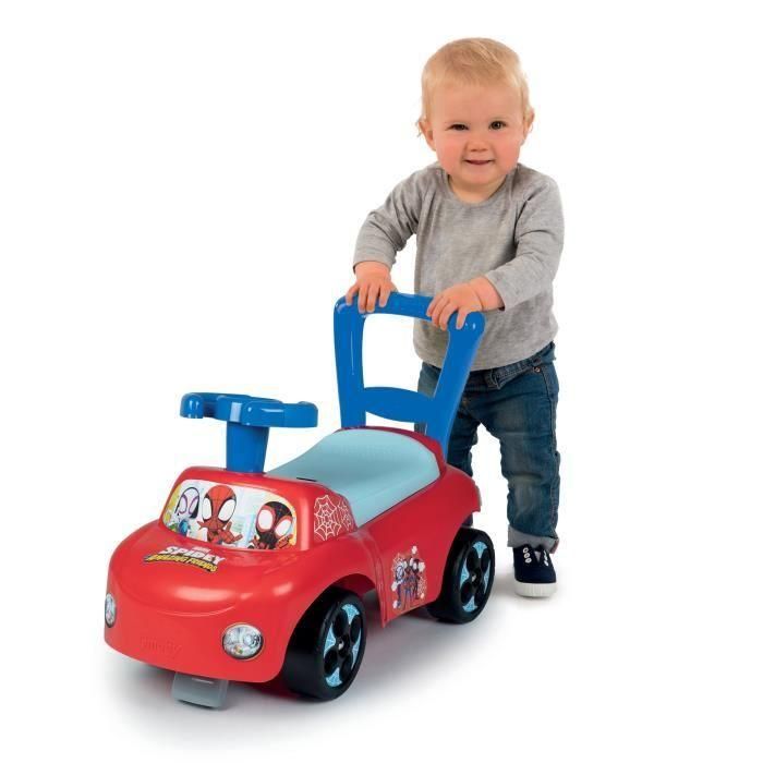 Smoby - Spydey Auto Carrier - Función Trotteur - Volante de dirección de dirección 2 Smoby - Spydey Auto Carrier - Función Trotteur - Volante de dirección de dirección 2