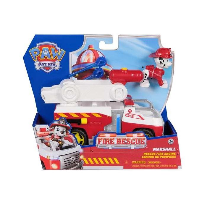Vehiculo paw patrol fire rescue. 20,3x25,4x8,13 cm. - modelos surtidos 17