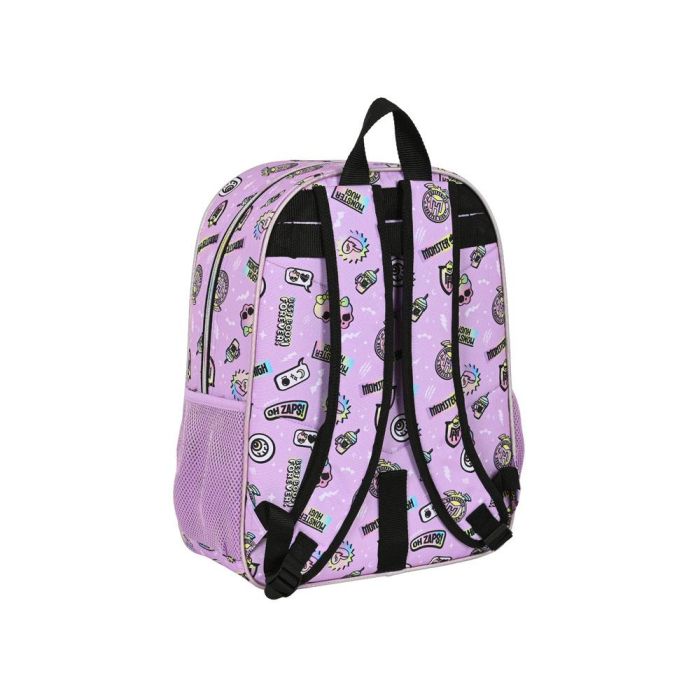 Mochila Escolar Monster High Best boos Lila 33 x 42 x 14 cm 1