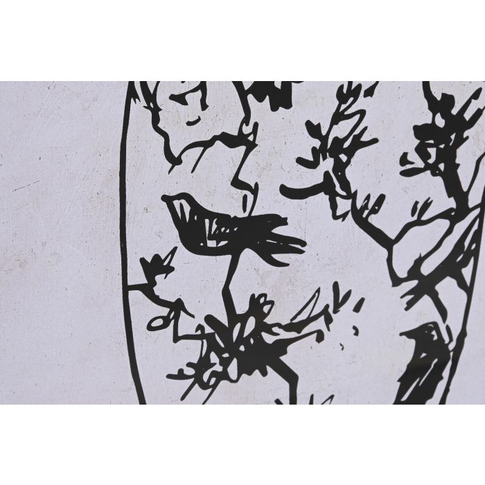 DKD Home Decor Cuadro Neoclasico Negro Blanco 2.5 x 70 x 50 cm (4 Unidades) 2