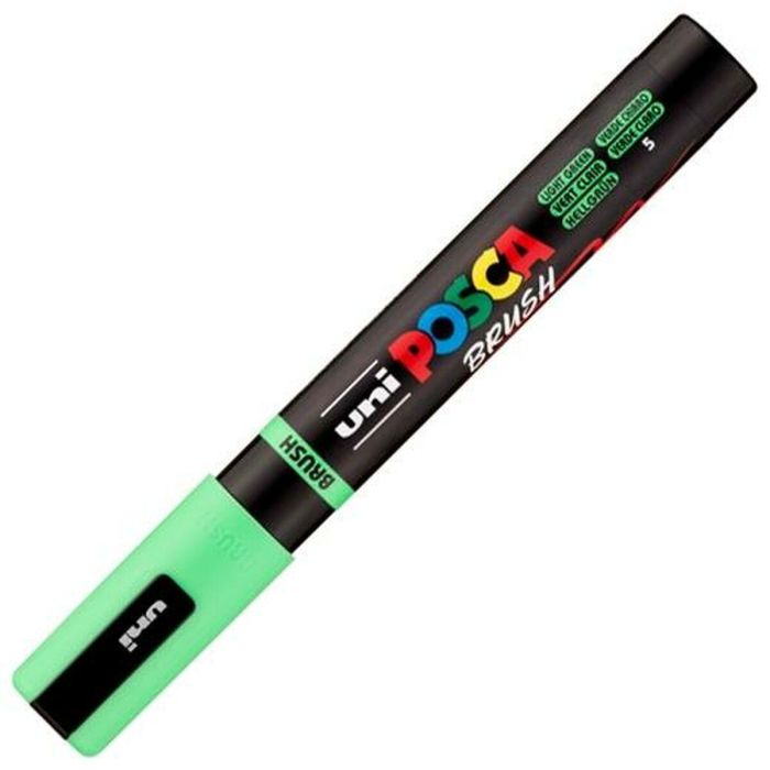 Marcador BRUSH POSCA PC-5BR Verde Claro (6 Unidades) 1