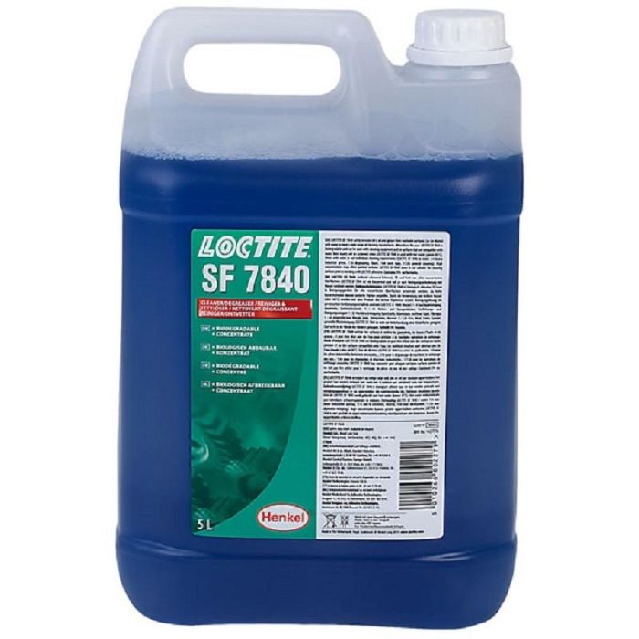 Loctite SF 7840 Desengrasante General 5L - Elimina Grasa, Aceites y Suciedad. Ideal para Uso Industrial y Mantenimiento.