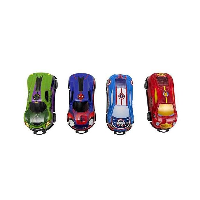 Vehiculos para coleccionar flip cars marvel (spiderman,hulk,ironman o capitan america) 20x16x4.5 cm - modelos surtidos 8 Vehiculos para coleccionar flip cars marvel (spiderman,hulk,ironman o capitan america) 20x16x4.5 cm - modelos surtidos 8