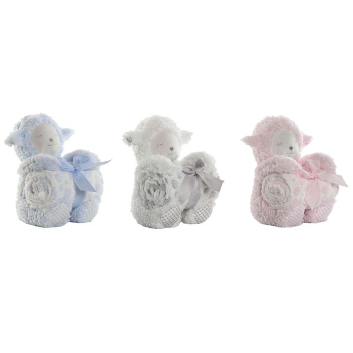 Set de Regalo para Bebé Home ESPRIT Azul Beige Rosa Poliéster (3 Unidades) Set de Regalo para Bebé Home ESPRIT Azul Beige Rosa Poliéster (3 Unidades)