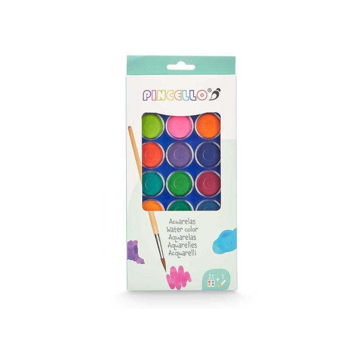 Acuarelas 21 Pcs Pincello 13X27CM (48 Unidades) 1 Acuarelas 21 Pcs Pincello 13X27CM (48 Unidades) 1